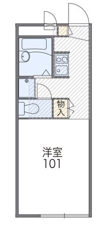 レオパレスコーラクII13321の物件間取画像